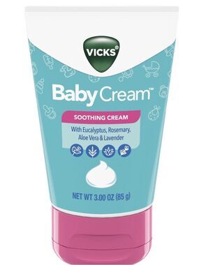 Vicks Baby Cream Soothing Cream - Aqua & Pink